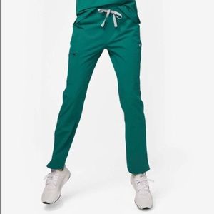 Figs Yola Skinny Scrub Pant Hunter Green M